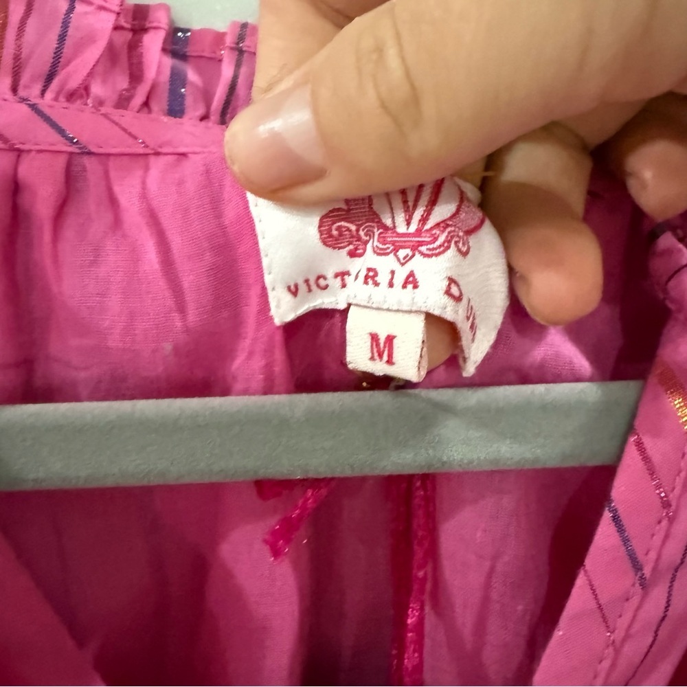 Victoria Dunn Pink and Purple Maxi Dress - Picture 4 of 7